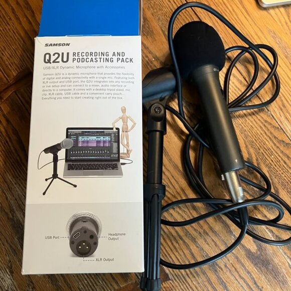 Samson Q2U Recording/Podcasting Pack - Picture 1 of 3